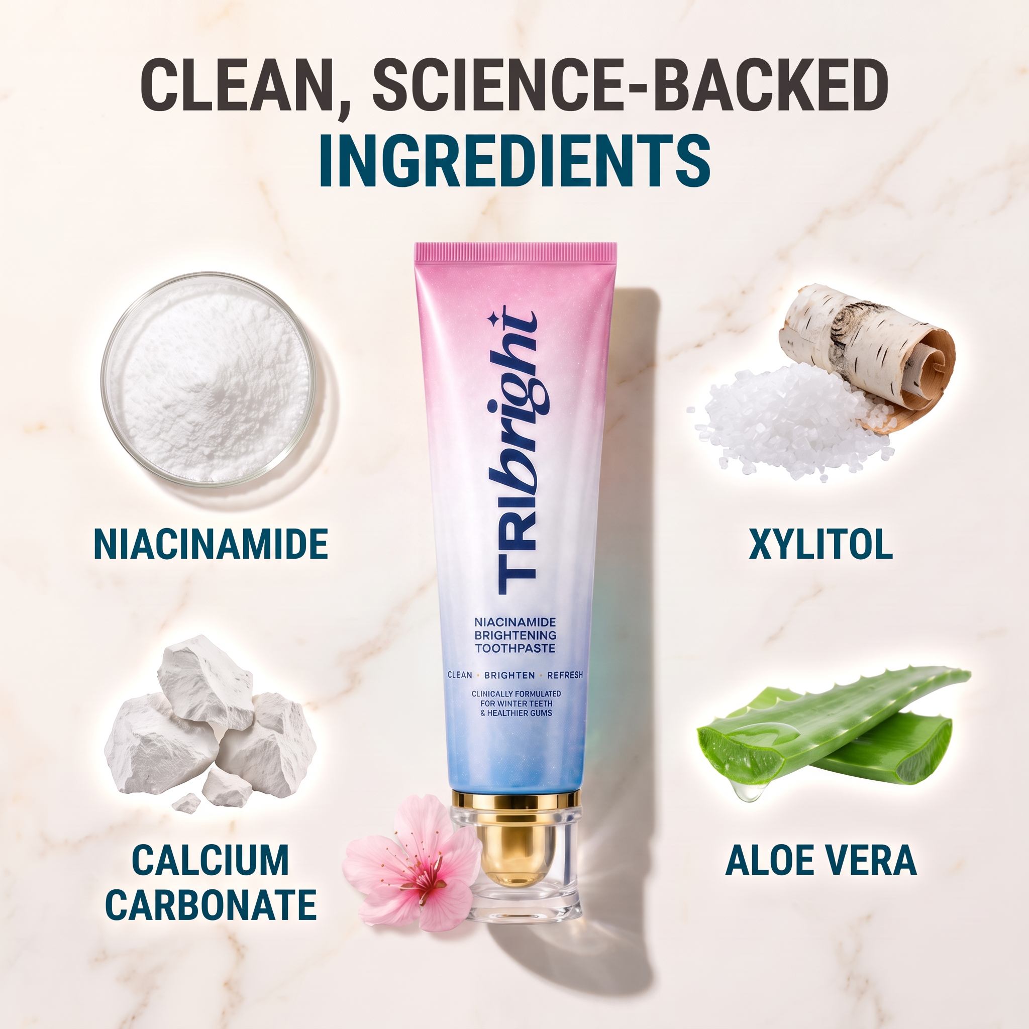 Niacinamide Whitening Toothpaste - TriBright